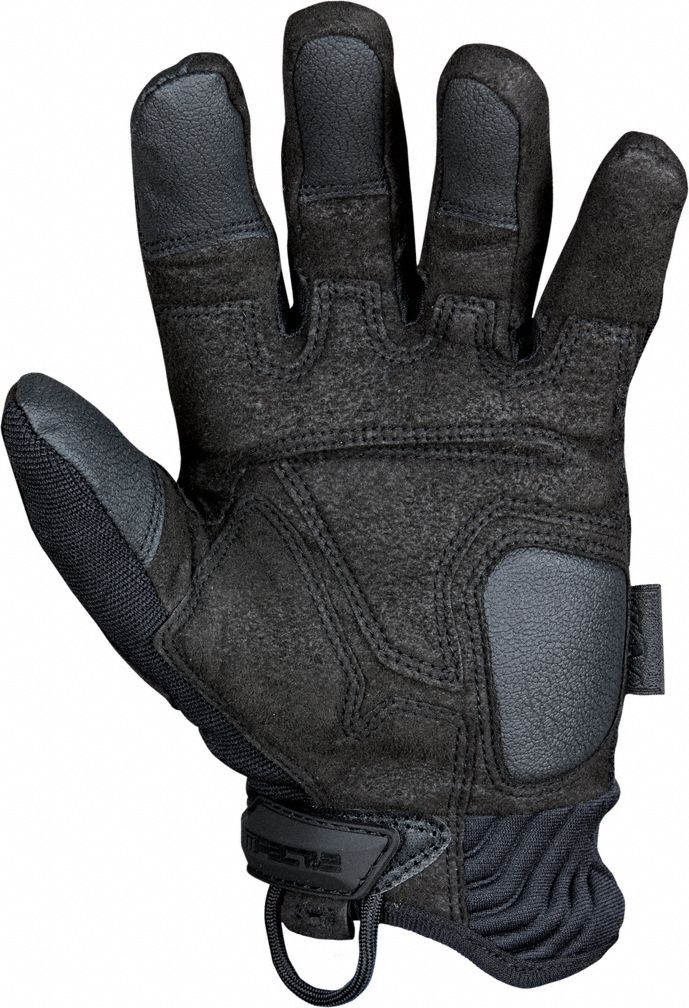 MECHANIX WEAR Tactical Glove, Synthetic Leather Palm Material, M, Black