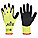 COATED GLOVES, XL (10), ANSI CUT LEVEL A4, DIPPED PALM, LATEX, POLYESTER, 10 GA