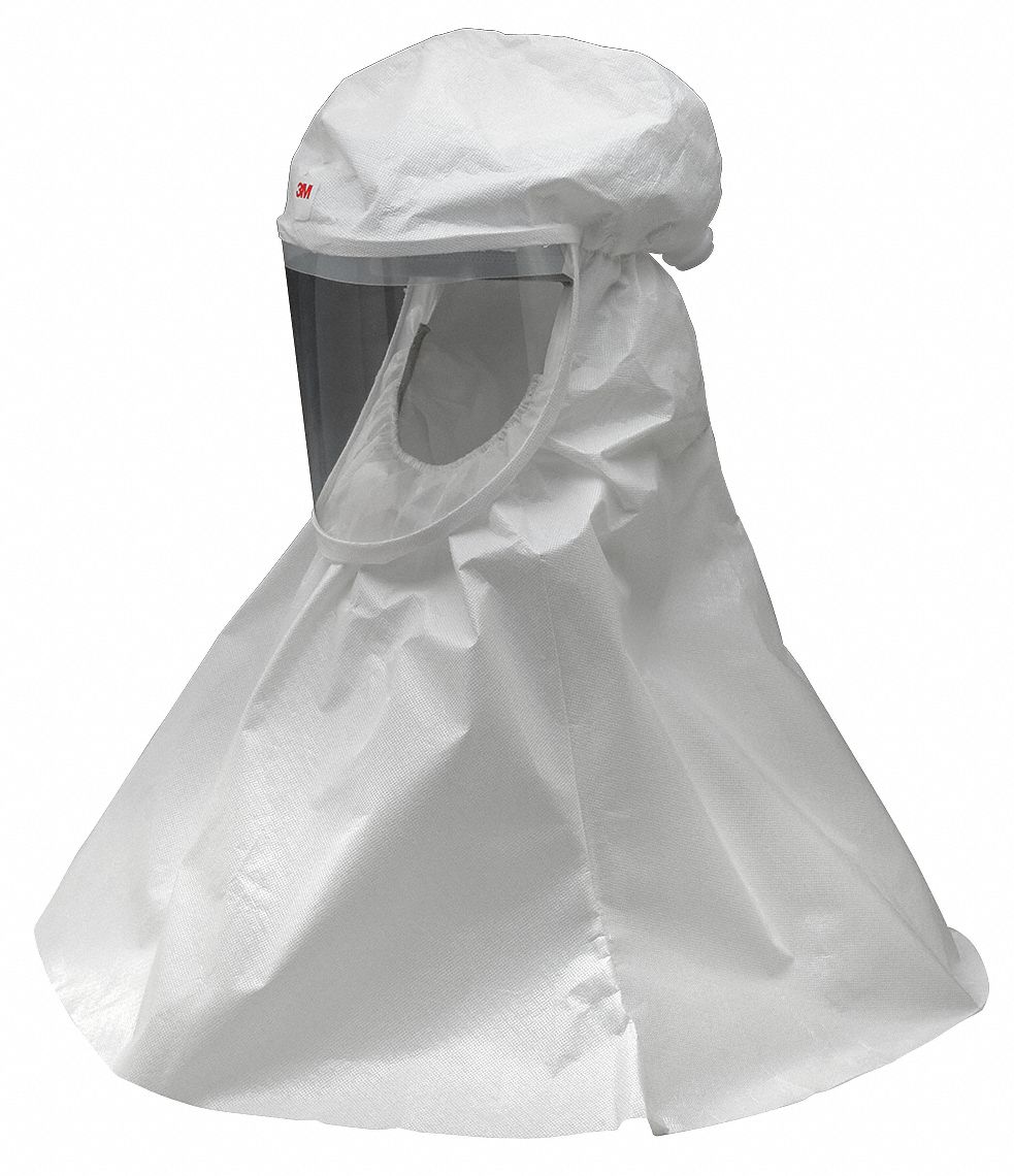 HOOD, VERSAFLO, PAPR SYSTEM, NON-WOVEN PP/PETG, M/L, NIOSH