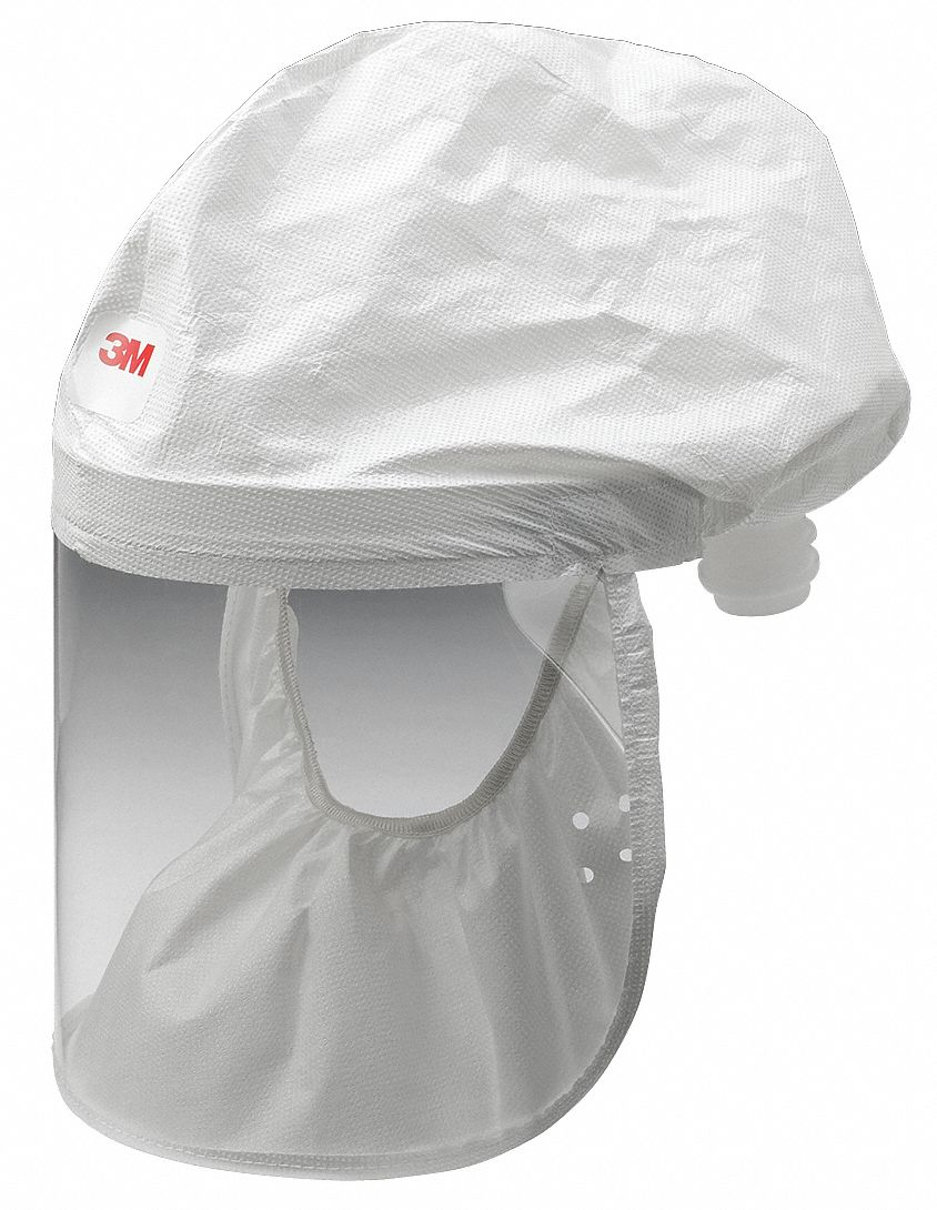 HEAD COVER, VERSAFLO, PAPR SYSTEM, NON-WOVEN PP, HOOD, S/M, NIOSH