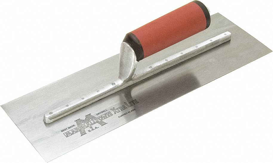 TROWEL, DRYWALL, FINISH, 14 X 4-1/2, HIGH CARBON STEEL,