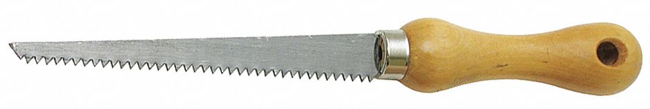 DRYWALL UTILITY SAW, CONTOUR HANDLE, 8 TPI, 11 1/4 X 1 1/4 IN, 6 IN BLADE, WOOD/HEAVY-GAUGE