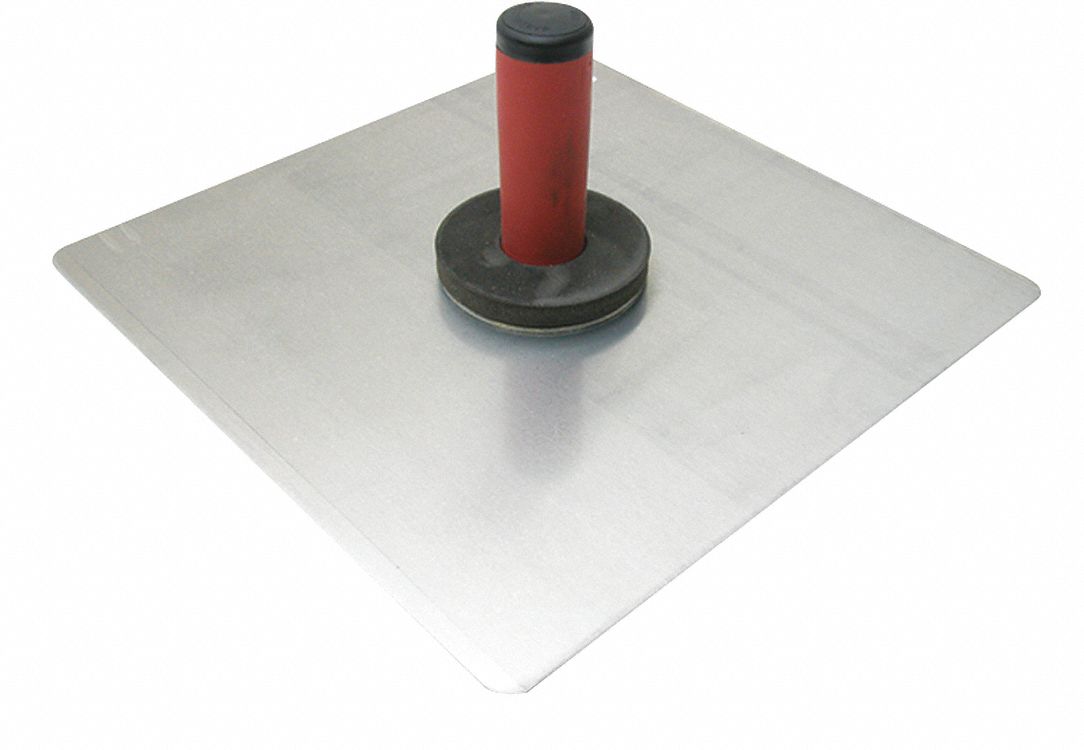 DRYWALL/MASONRY HAWK, 13 IN OVERALL W, 13 IN OVERALL L, HANDLE MAT. DURASOFT