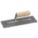 TROWEL, NOTCHED, 1/4 X1/4 X 1/4 IN NOTCHES, 7 X 4-1/2 IN, TEMPERED STEEL/ ALUMINUM