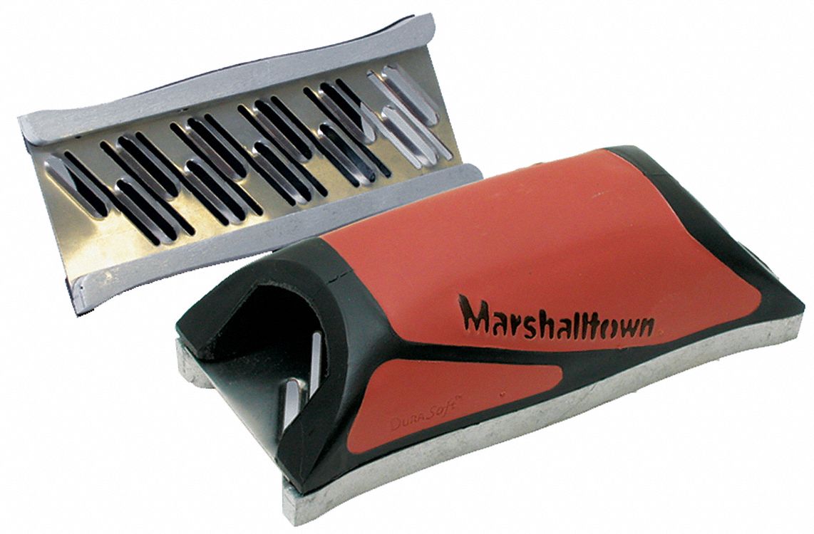 R&Acirc;PE &Agrave; PLACOPL&Acirc;TRE A RAILS,MANCHE DURASOFT,5 1/2 X 5 1/2 PO,AC INOX