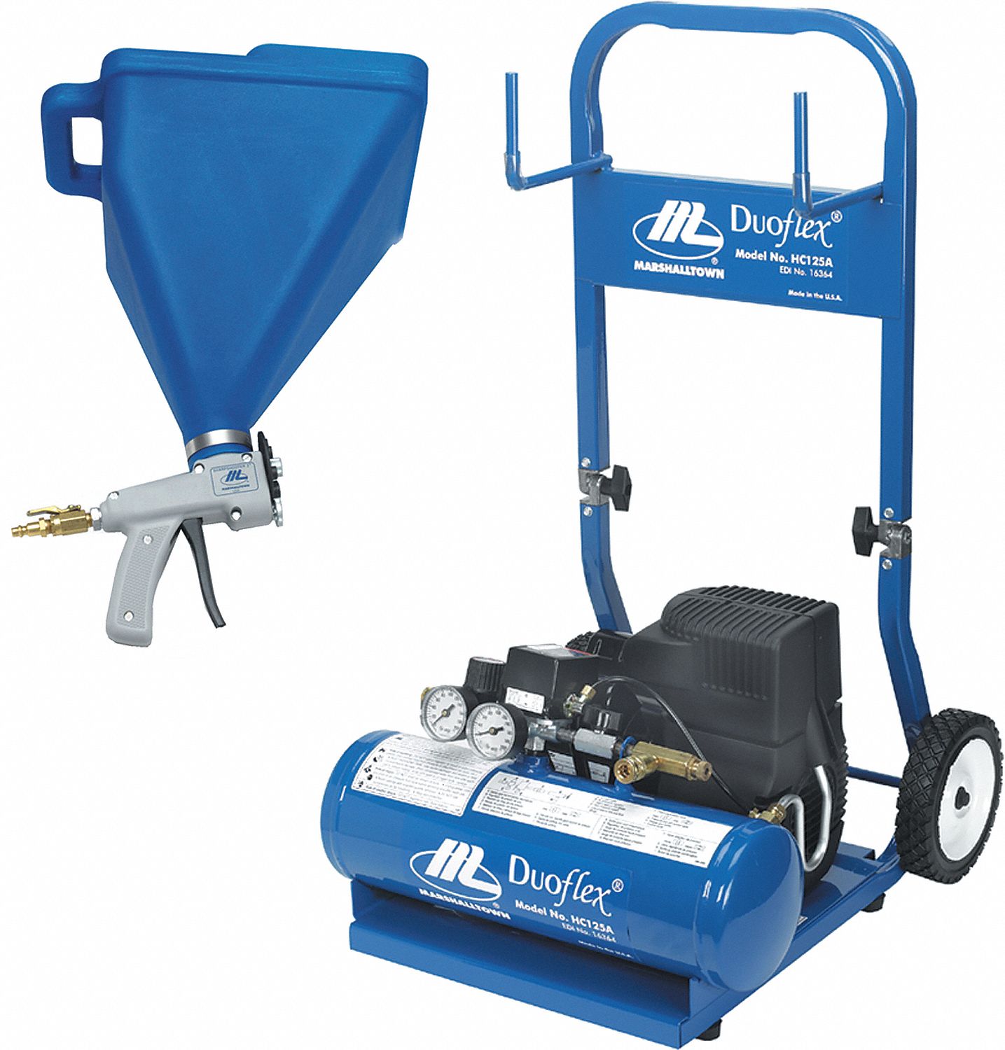 COMPRESSEUR & PISTOLET SHARPSHOOTER I,2 HP,14,2 A,115 V,ÉTAPE UNIQUE,TUYAU DE 50 PI X 3/8 PO