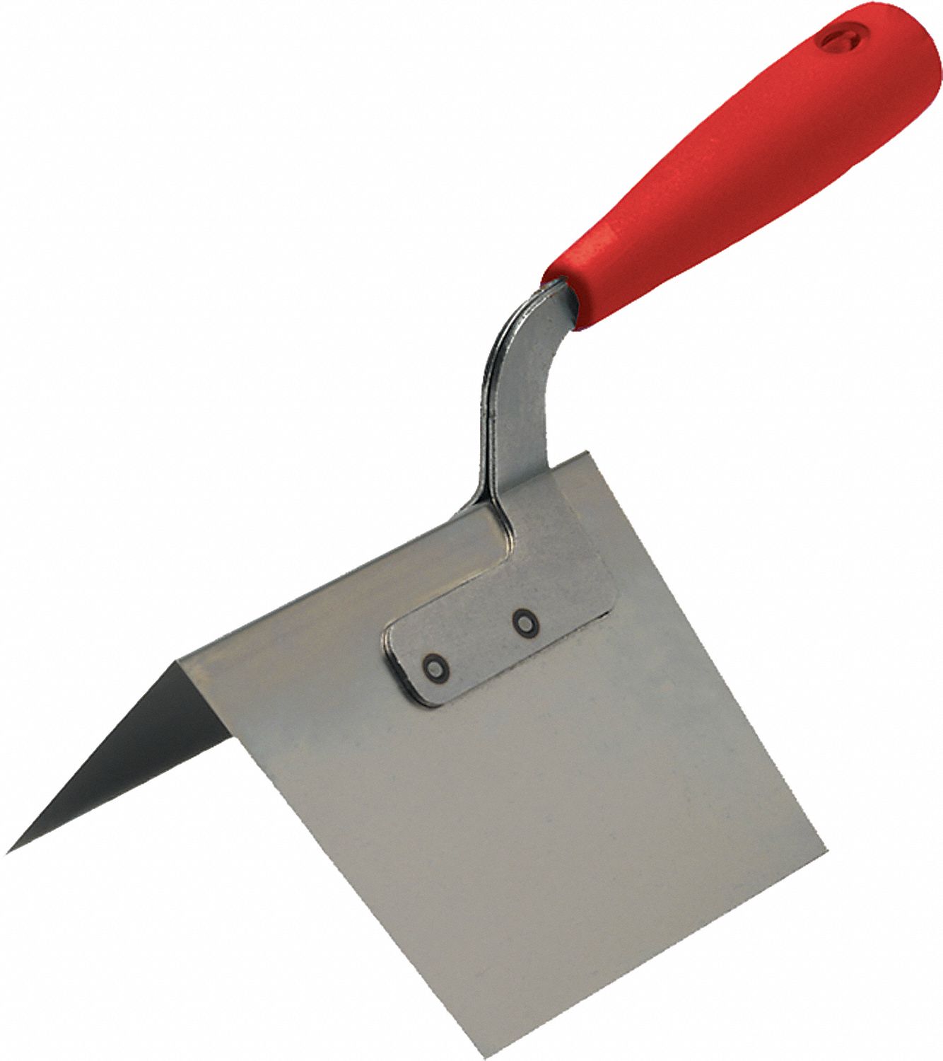 INSIDE CORNER TROWEL, CARBON STEEL, 5 IN TAPERED DURASOFT HANDLE