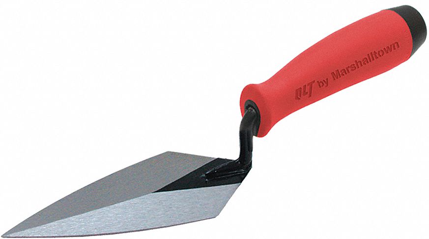 INSIDE CORNER TROWEL, CARBON STEEL, 5 IN TAPERED DURASOFT HANDLE