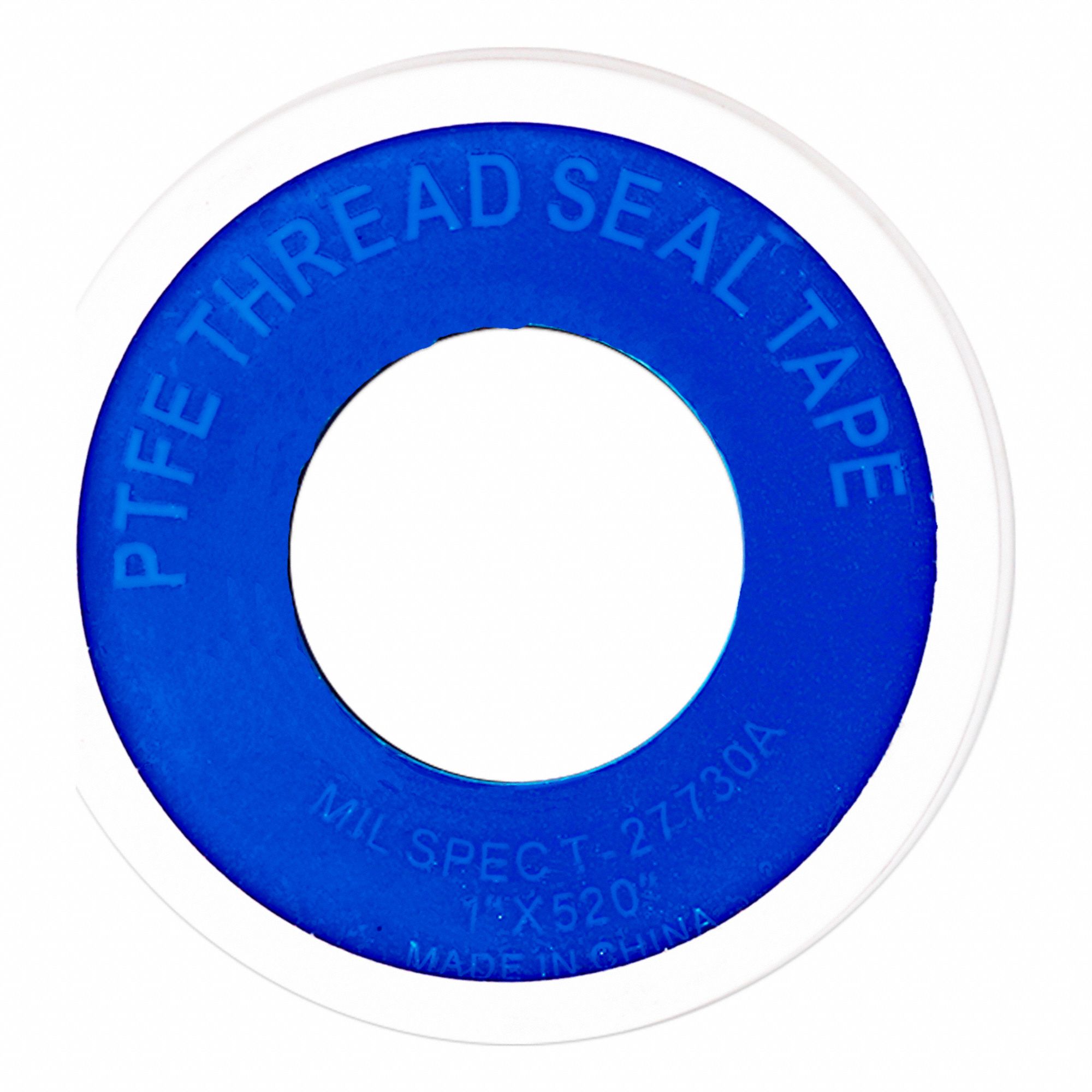 PIPE THREAD TAPE, 2,000 PSI, -450 ° F TO 550 ° F, 0.36 G/CU CM, WHITE, 520 X 1 IN, 3 MIL, PTFE, RL 1