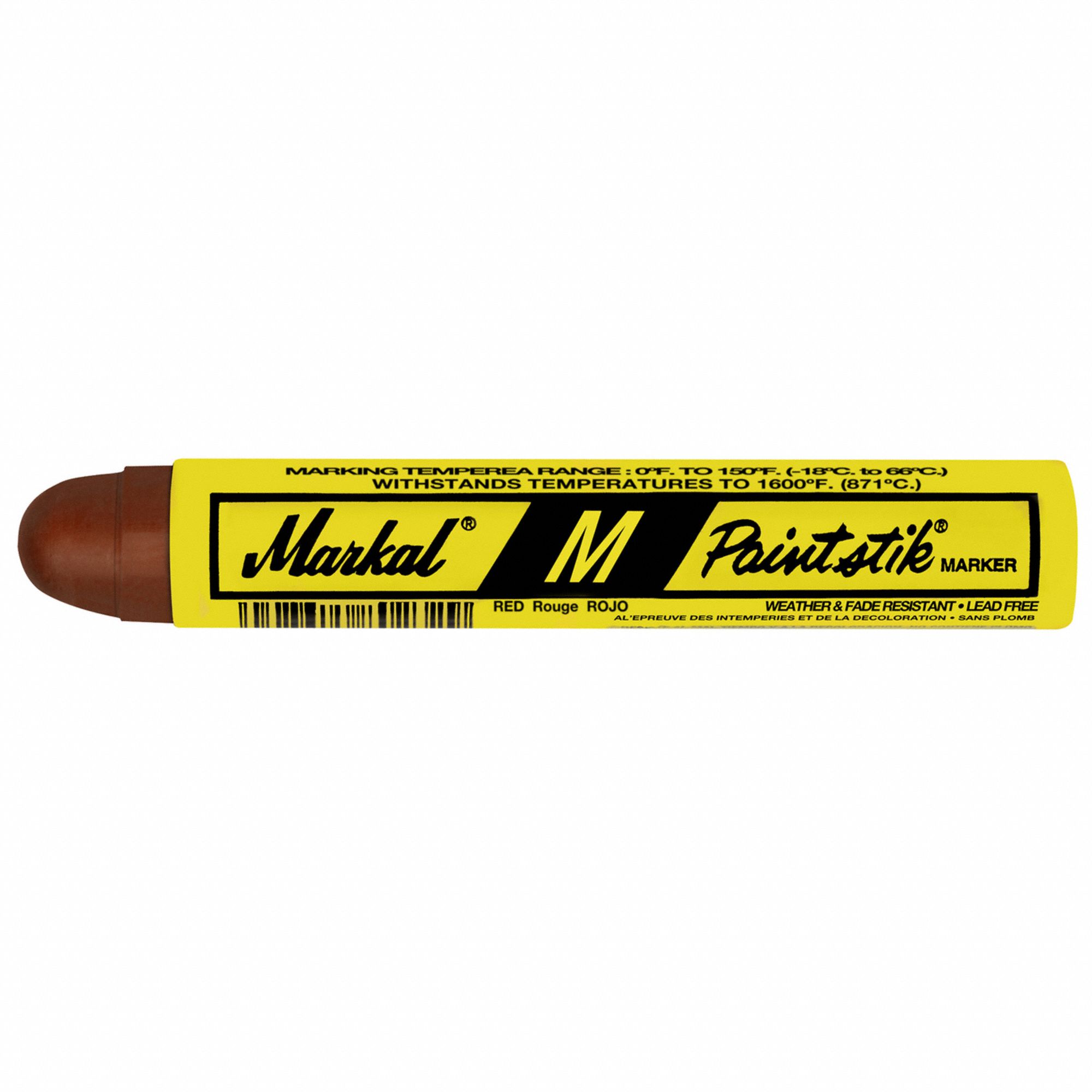 PAINT MARKER,11/16 IN.,RED,PK12