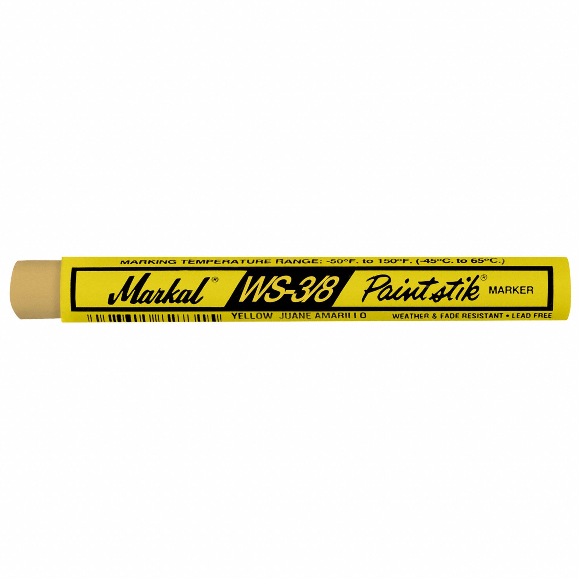 PAINT MARKER,3/8 IN.,YELLOW,PK12