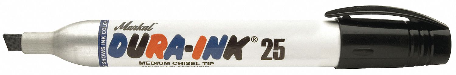 MARKER FELT TIP DURA-INK #25 BLK