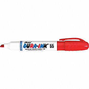 MARKER PRMANENT INK DURA-INK 55 RED