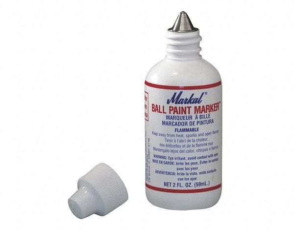STYLO À BILLE,SURFACES LISSES OU RUGUEUSES,NR,1/8 PO,MÉT,PLAST