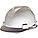 SLOTTED CAP, CSA Z94.1-2005, TYPE 1, CLASS E, PE, ONE-TOUCH, FRONT BRIM, WHITE