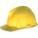 SLOTTED CAP, CSA Z94.1-2005, TYPE 1, CLASS E, PC, 4-PT ONE-TOUCH, FRONT BRIM, YELLOW