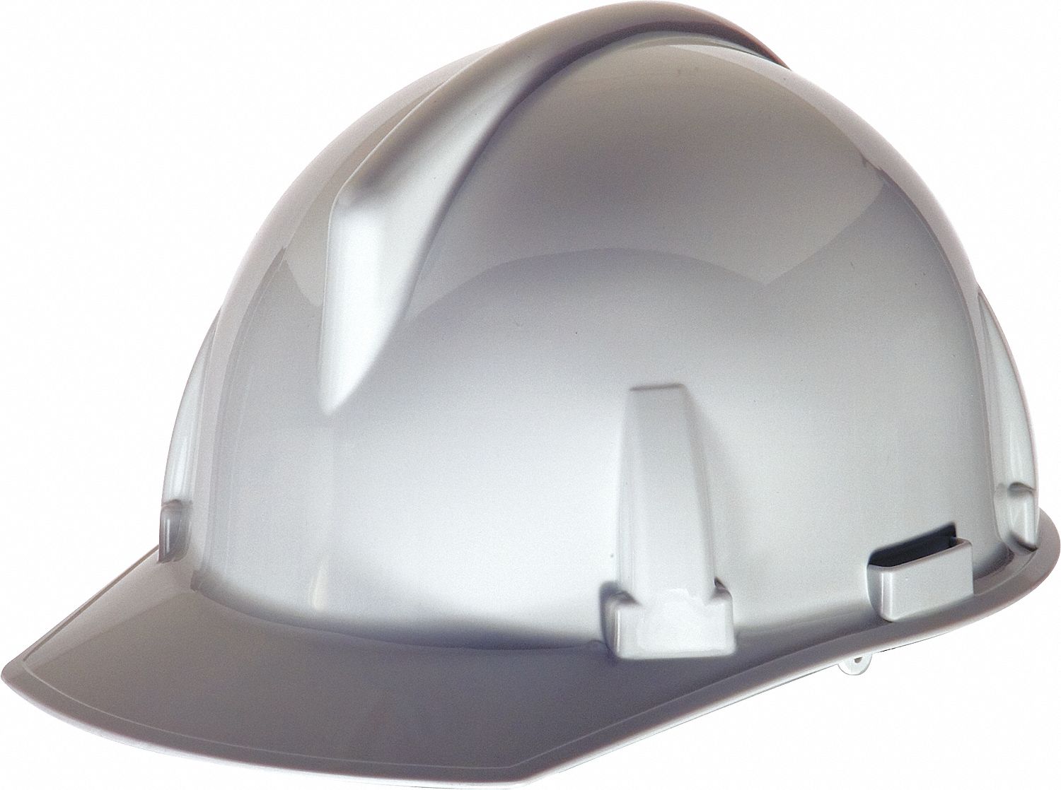 SLOTTED CAP, CSA Z94.1-2005, TYPE 1, CLASS E, PC, 4-PT ONE-TOUCH, FRONT BRIM, WHITE