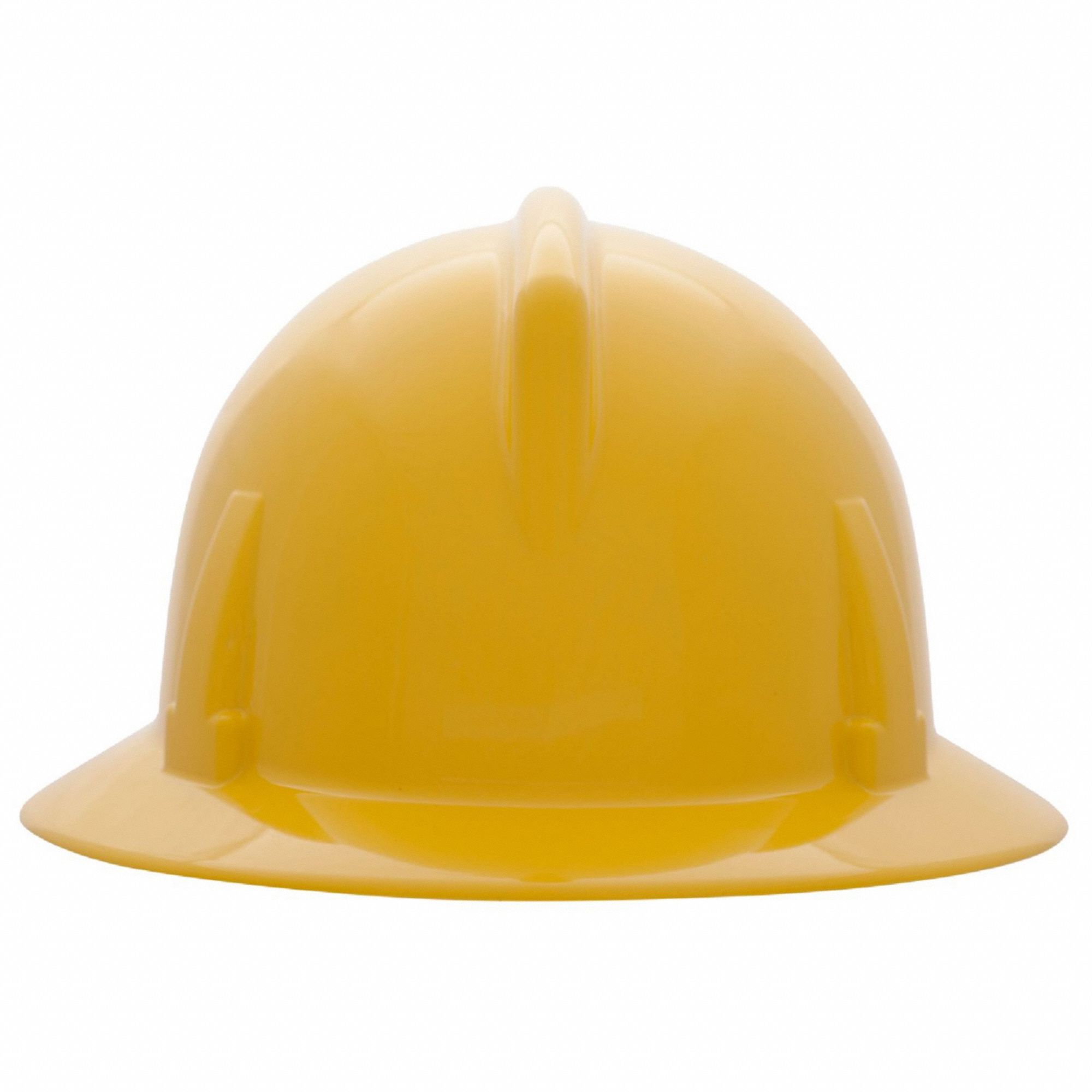 HARD HAT, FAST-TRAC III SUSPENSION, RATCHET, CSA CLASS E/TYPE 1, YELLOW, SIZE 6 1/2 TO 8, POLYCARBONATE