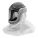 RESPIRATORY HELMET ASSEMBLY, PC, U, STANDARD OUTER SHROUD W/COLLAR, STANDARD VISOR