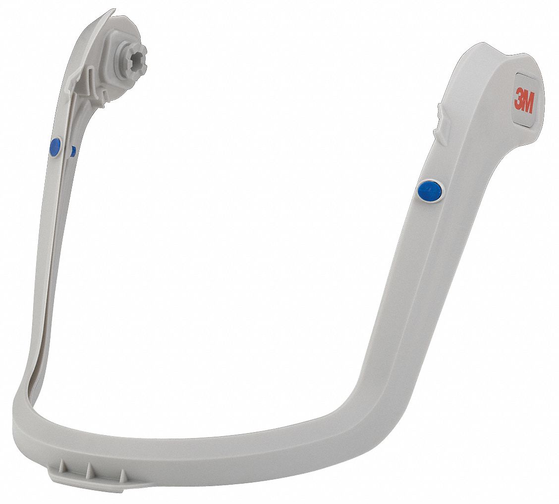 Visor Frame Assembly Gray 1 in W