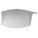 VISOR COVER, PEEL-OFF, CLEAR, 7¾X0.25 IN, 10-PK, NIOSH, FOR M-925 STANDARD VISOR