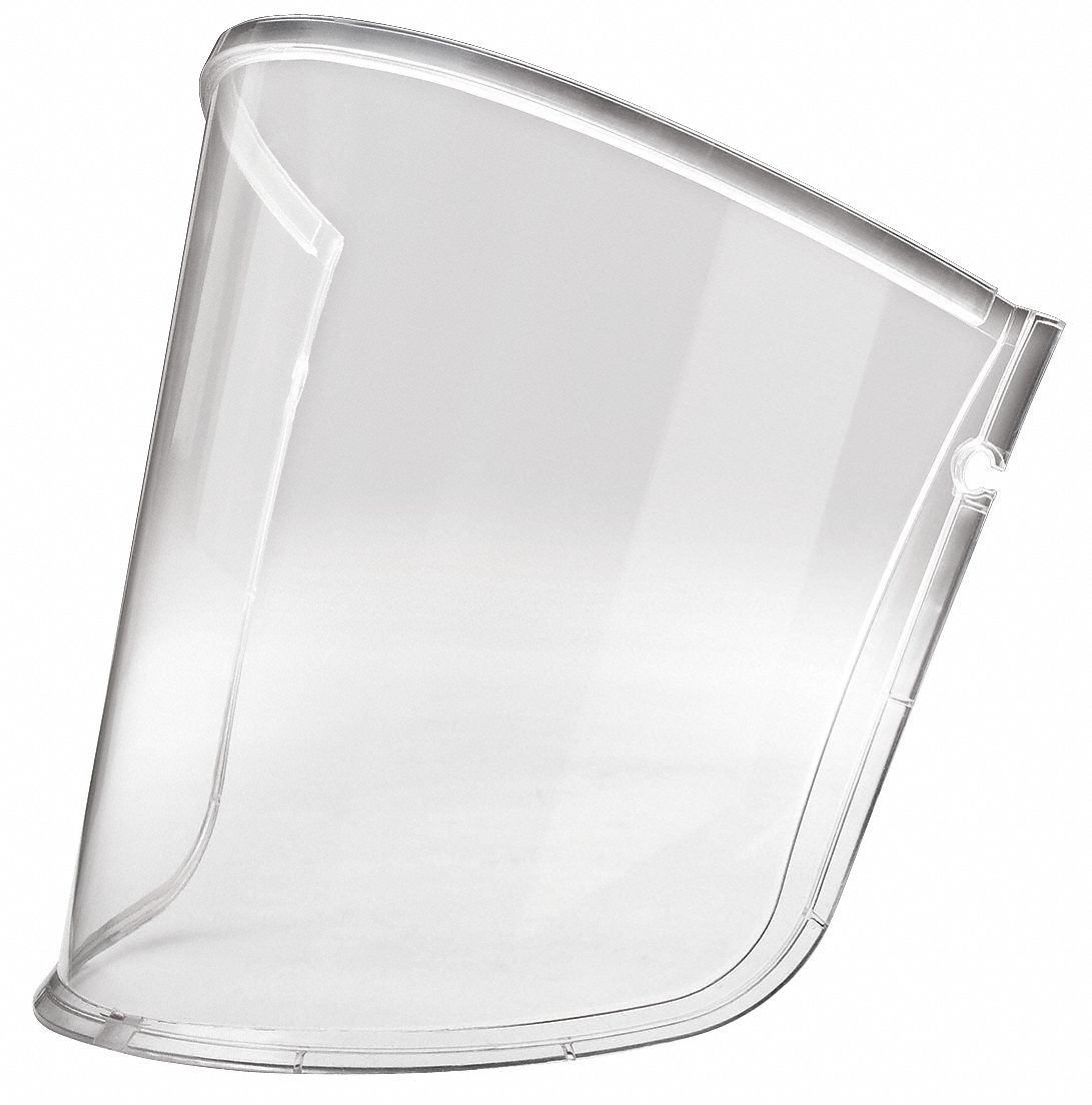 VISIÈRE HAUT DE GAMME, VERSAFLO, POLYCARBONATE, TRANSPARENTE, NIOSH, PQT DE 5, POUR CASQUE DE LA SÉRIE M