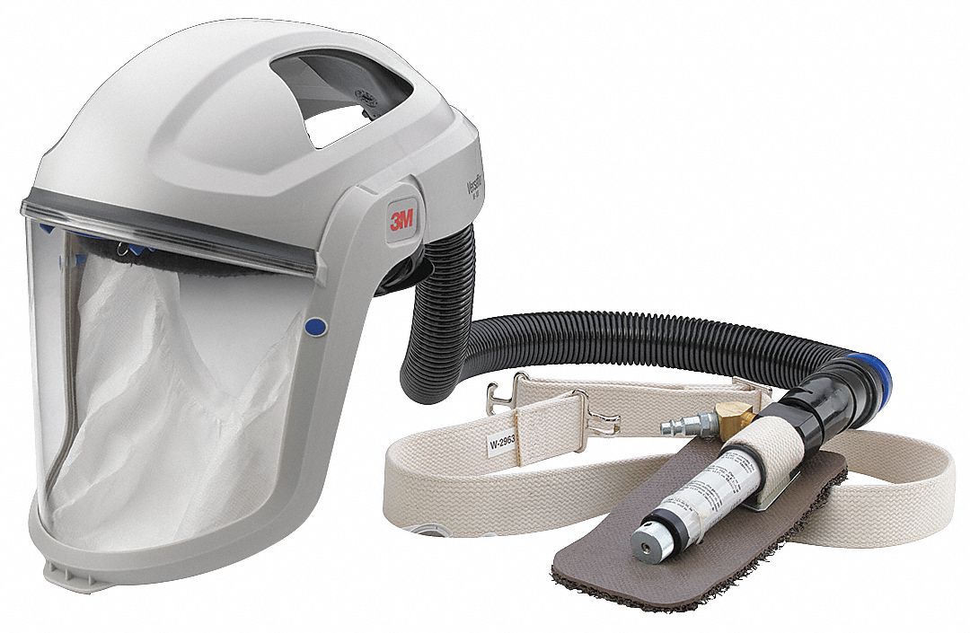 PAINTER'S SUPPLIED-AIR RESPIRATOR KIT, UNIVERSAL, FACESHIELD, BACK-MOUNTED,  NIOSH