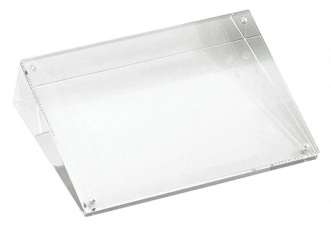 11W176 - Card Holder Slanted Acrylic 4x6