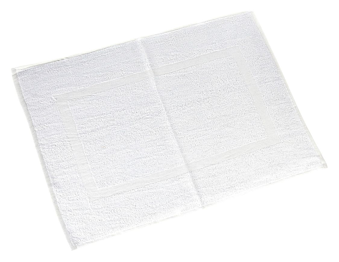 BATH MAT, 20X30 IN., WHITE,PK12