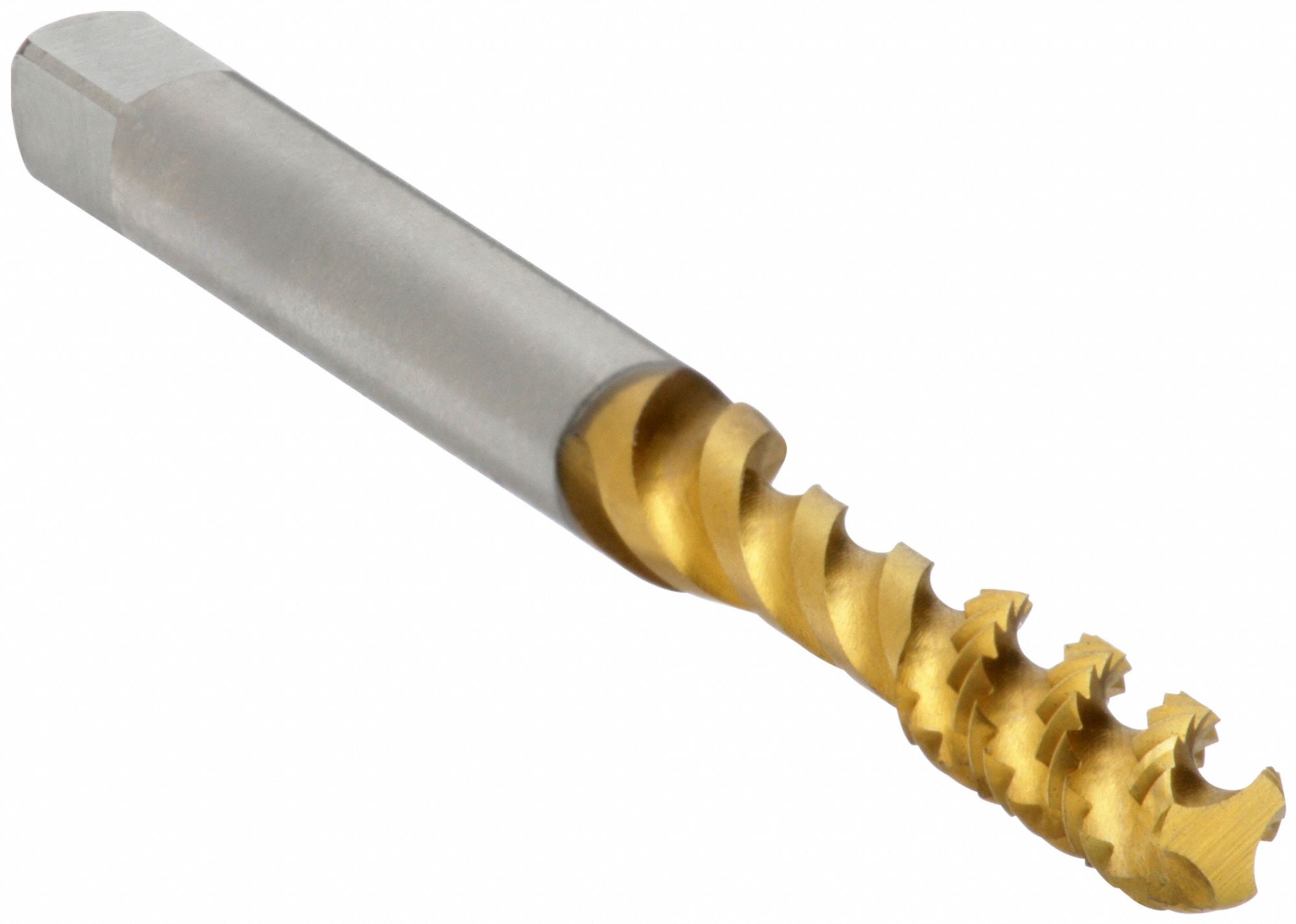 TARAUD À CANNELURE HÉLICOÏDALE, FILETAGE M5X0,8, FILETAGE 12,7 MM LONG, 60,45 MM LONG, FINISSEUR