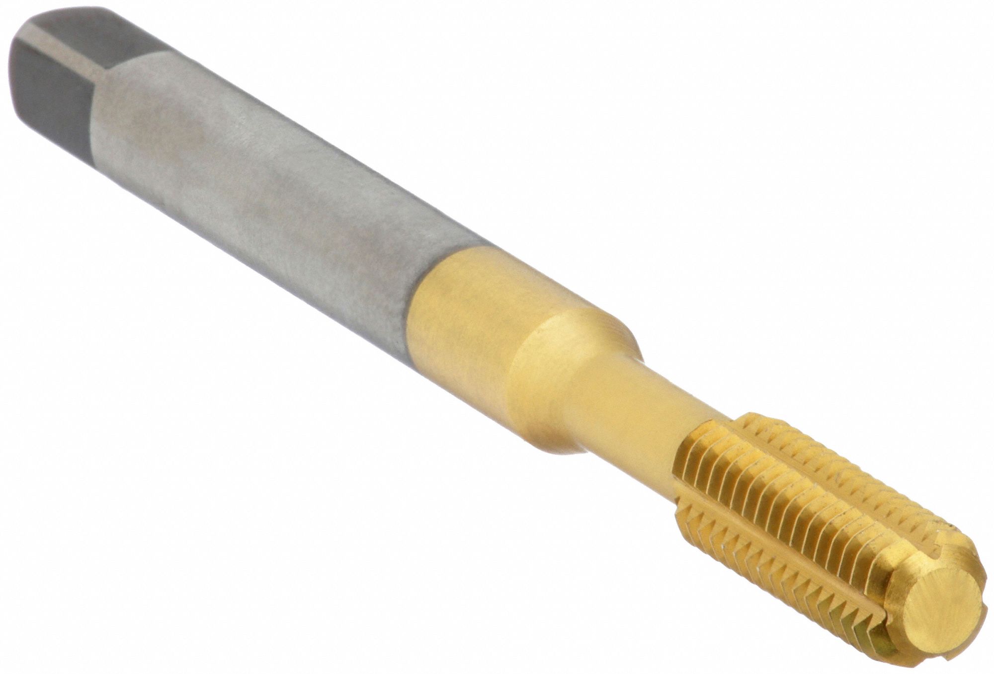 Thread Forming Tap: High Speed Steel, #10-24 Thread Size, 1/2 in Thread Lg, Bottoming