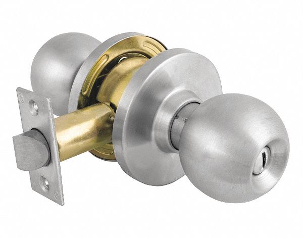 LOCKSET GR 2 KNOB STOREROOM BR CHR