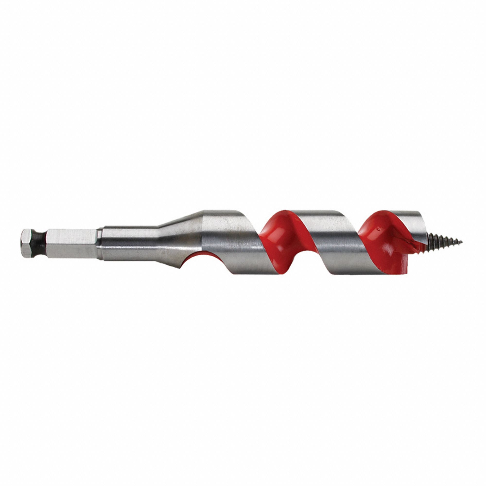 AUGER BIT, 1-PC SET, 1 IN BIT SIZE, 6 IN LENGTH