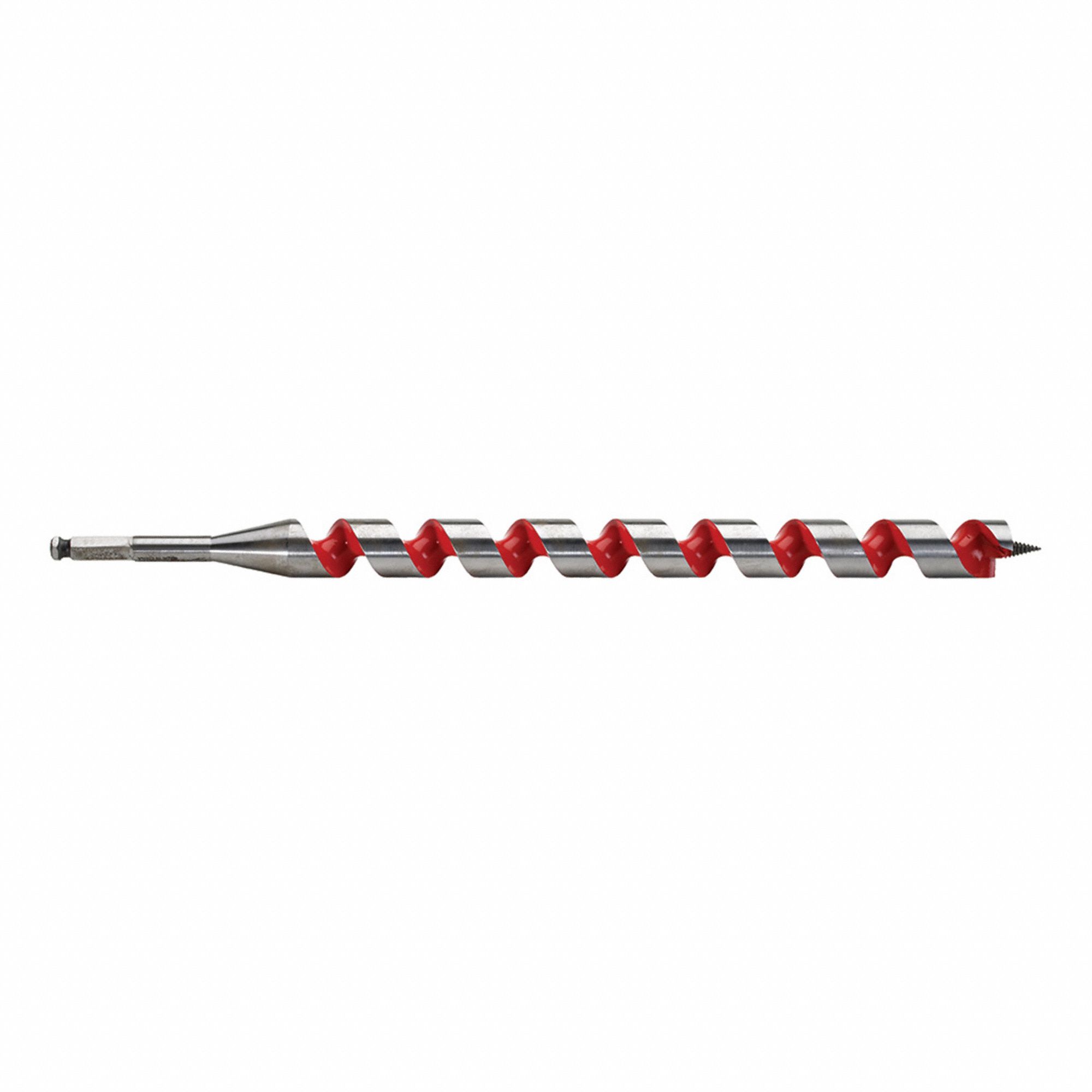 SHIP AUGER BIT, 1 1/8 IN, 18 IN LENGTH, 1/2 IN SHANK, 1 PC