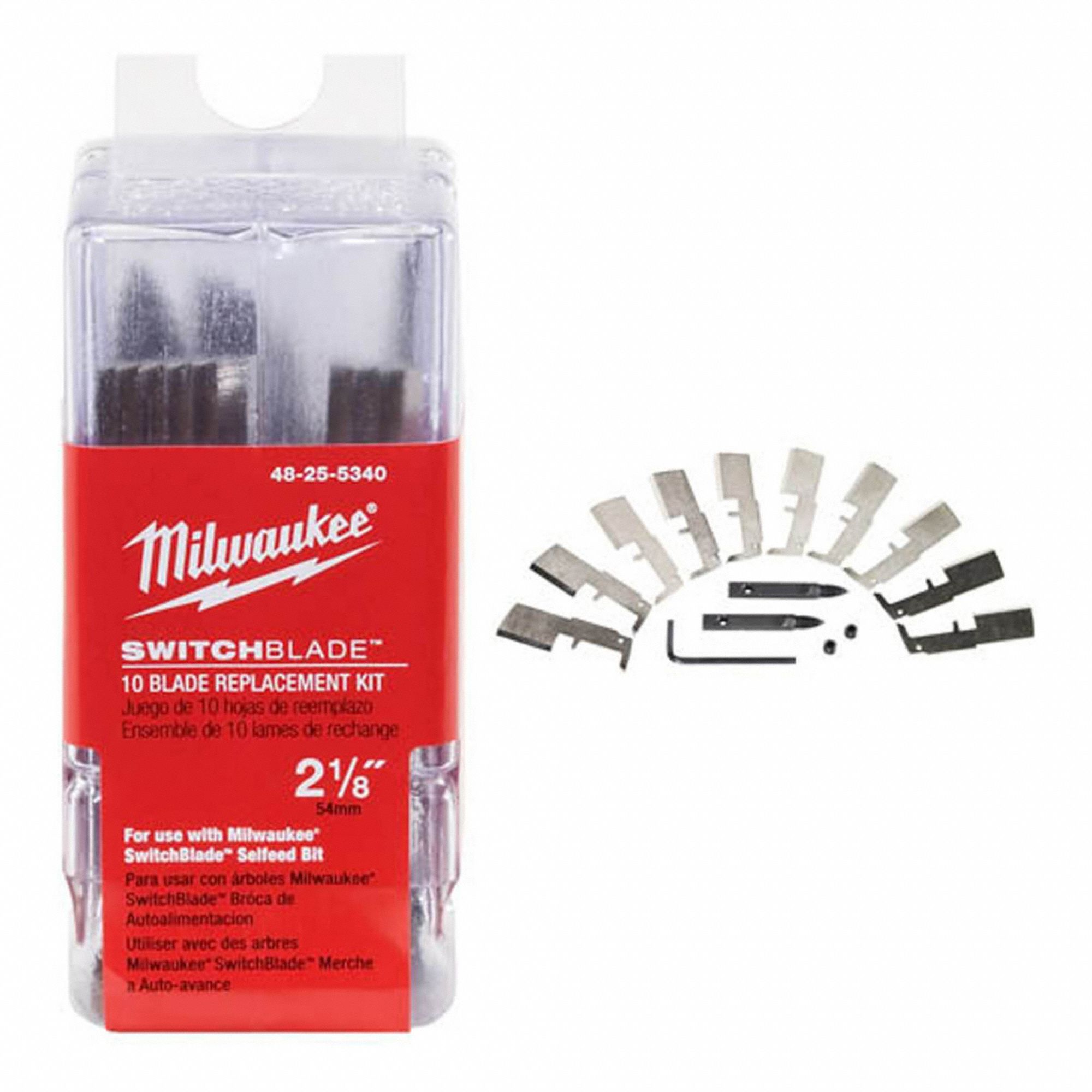 BLADE REPLACEMENT KIT, FOR SWITCHBLADE, 1 1/2 IN, 10 PIECES