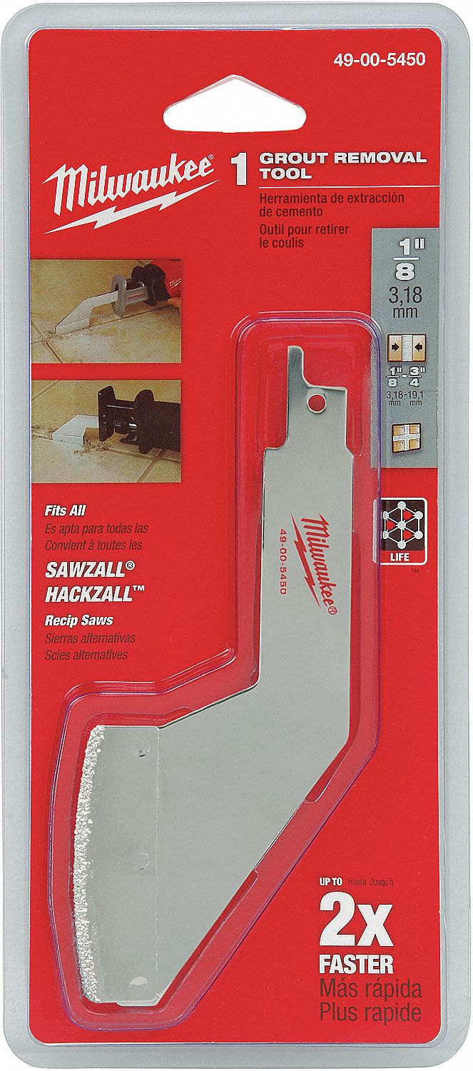Milwaukee Accessory 49005450 Reciprocating Saw Grout Removal Tool for sale online 