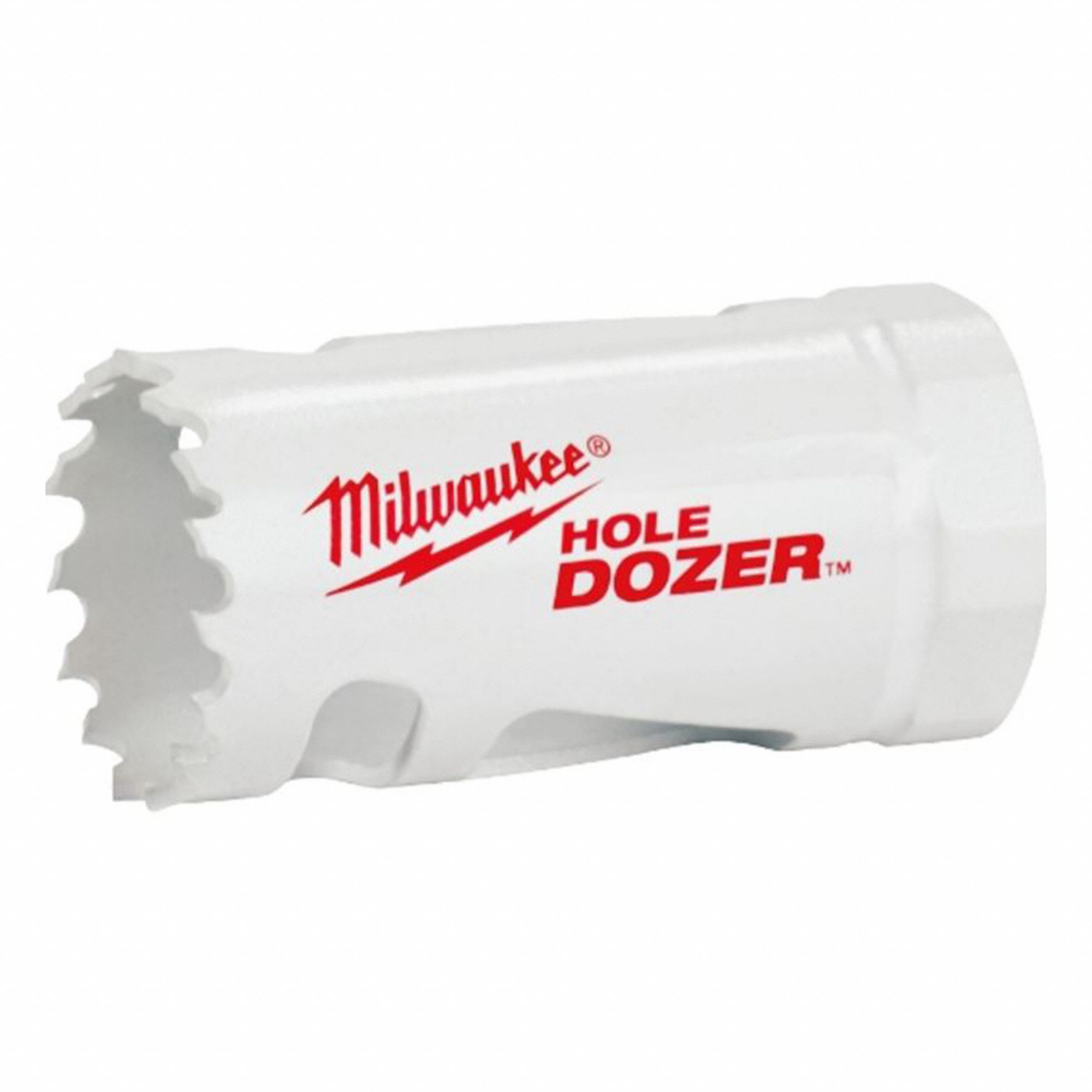 HOLE SAW, BI-METAL/ICE HARDENED/1-5/8 IN CUT/5/8"-18 THREAD, 3-1/2 X 1/4 IN PILOT, 1-1/16IN(27MM)