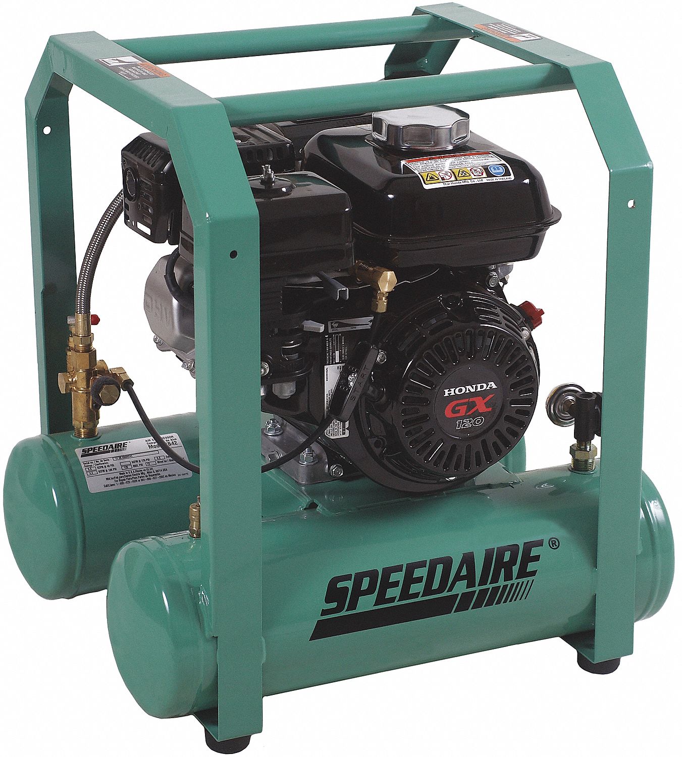 Speedaire portable shop air compressor