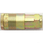COUPLER, G-STYLE WITH BUNA-N SEAL, 300 PSI, 1/2 IN FLOW, 1/2 IN FNPT THREAD, CHROMATE-PLATED STEEL