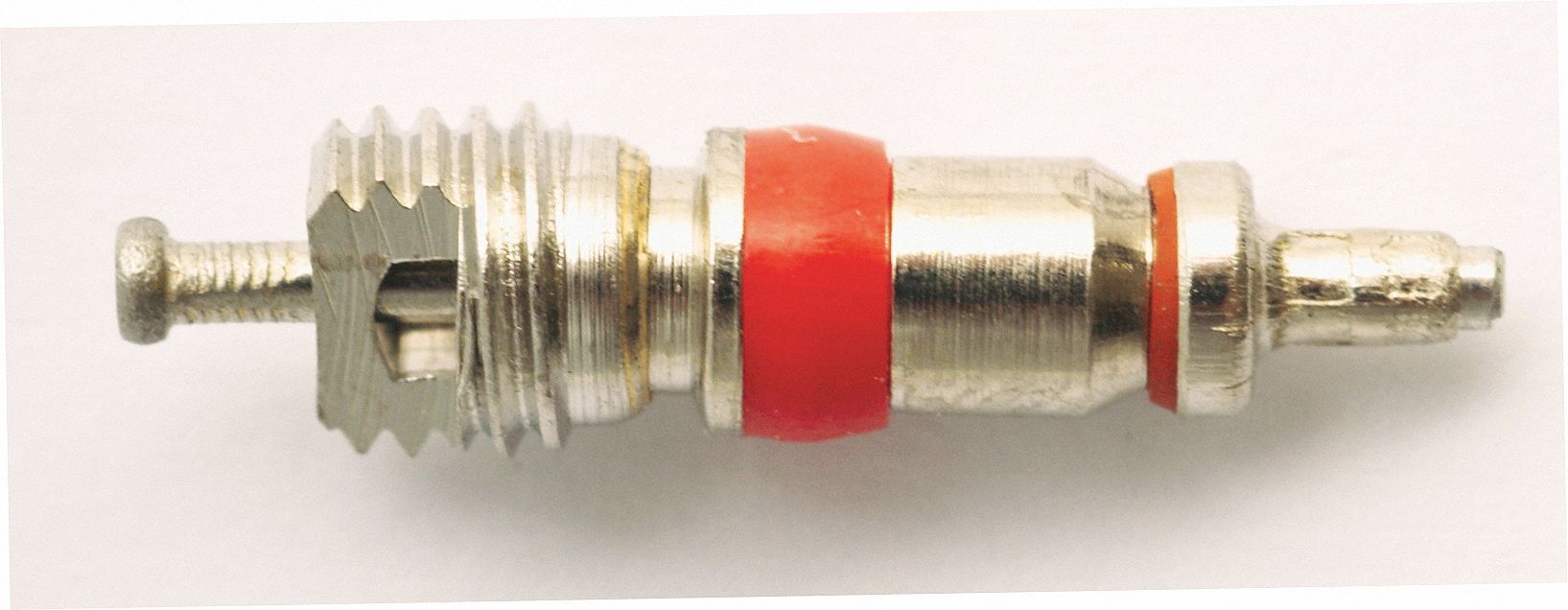 VALVE CORES, 0 TO 200 PSI, TEMP RANGE -40 ° F, RED, .2108-36, NICKEL-PLATED, BX 10