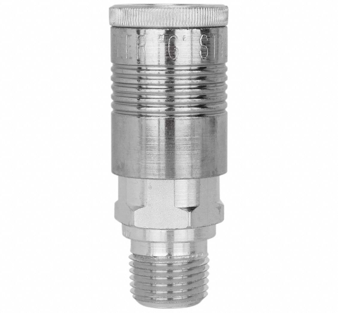 1/2 MNPT 1/2 ID Hose End Fitting  Milton Industries — Milton® Industries  Inc.