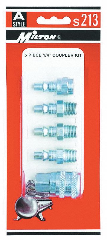 A STYLE COUPLER AND PLUG KIT,5 PCS