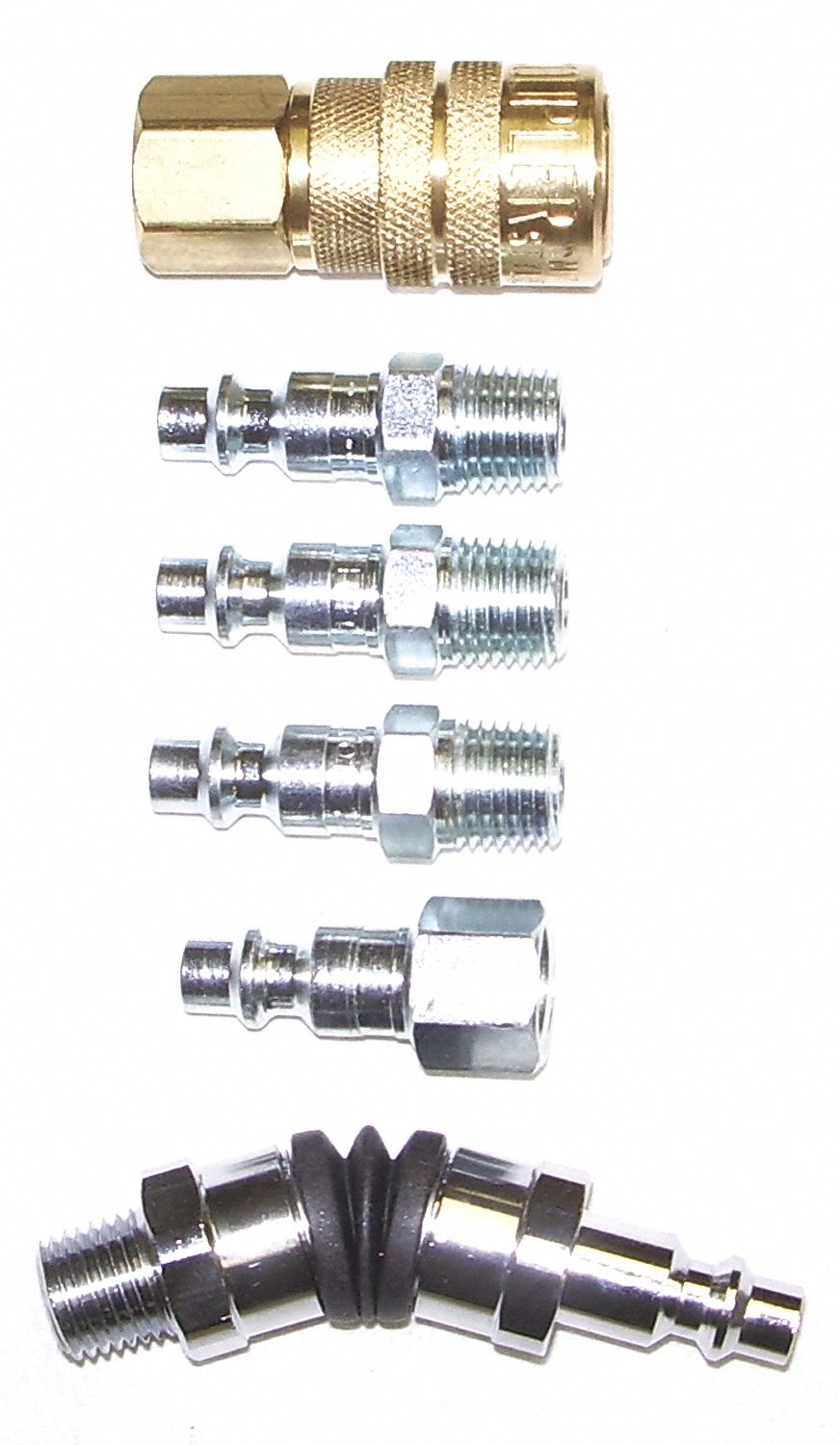 M STYLE SWIVEL COUPLER AND PLUG KIT,6PC