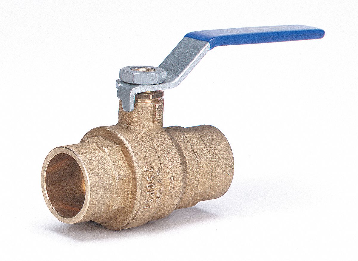 BRASS BALL VALVE 600 WOG STND 1.5