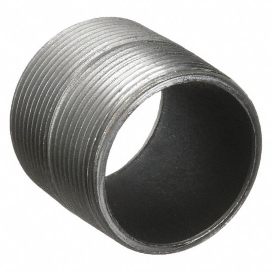 Black Anodized Steel, 3/8 in Nominal Pipe Size, Nipple - 11X052