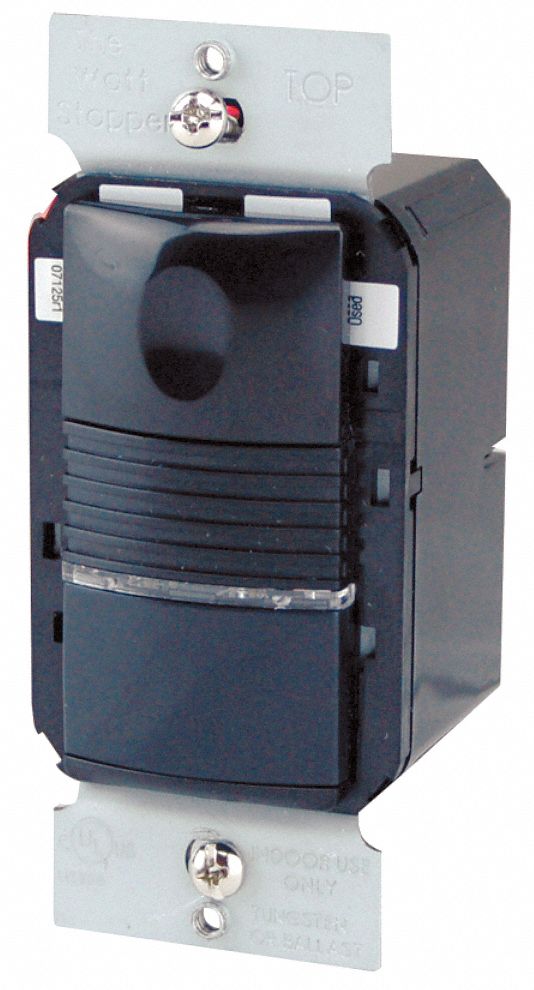 Wall Switch Box Occupancy Sensor, 1050 sq ft Passive Infrared, Black ...