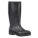SAFETY BOOTS, MEN'S/KNEE/ERGONOMIC/WATERPROOF/SAFE/STEEL TOE, BLACK, SIZE 7/15 IN H, PVC/EVA/STEEL