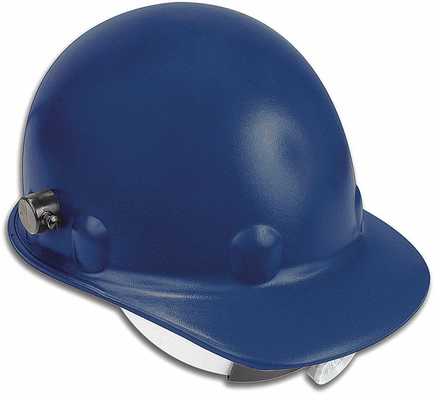 CASQUE DE SÉCURITÉ, CSA Z94.1-2005, TYPE 1, CLASSE C/G, FIBRE VERRE, CLIQUET À 8 POINTS, BORD AVANT, BLEU