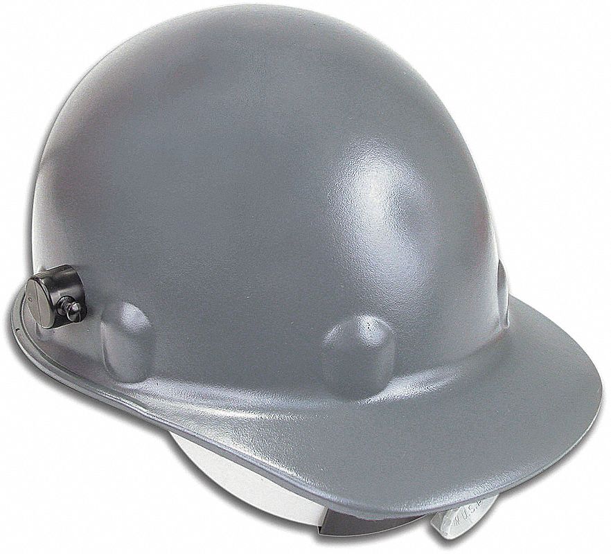 CASQUE SEC, CQT 8 PT, HT CHALEUR, QUICK-LOK, CSA CLASSE C/TYPE 1, GRIS, TAILLE 6 1/2 8, FIBRE VERRE