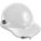 CASQUE DE SÉCURITÉ, CSA Z94.1-2005, TYPE 1, CLASSE C/G, FIBRE VERRE, CLIQUET À 8 POINTS, BORD AVANT, BLANC